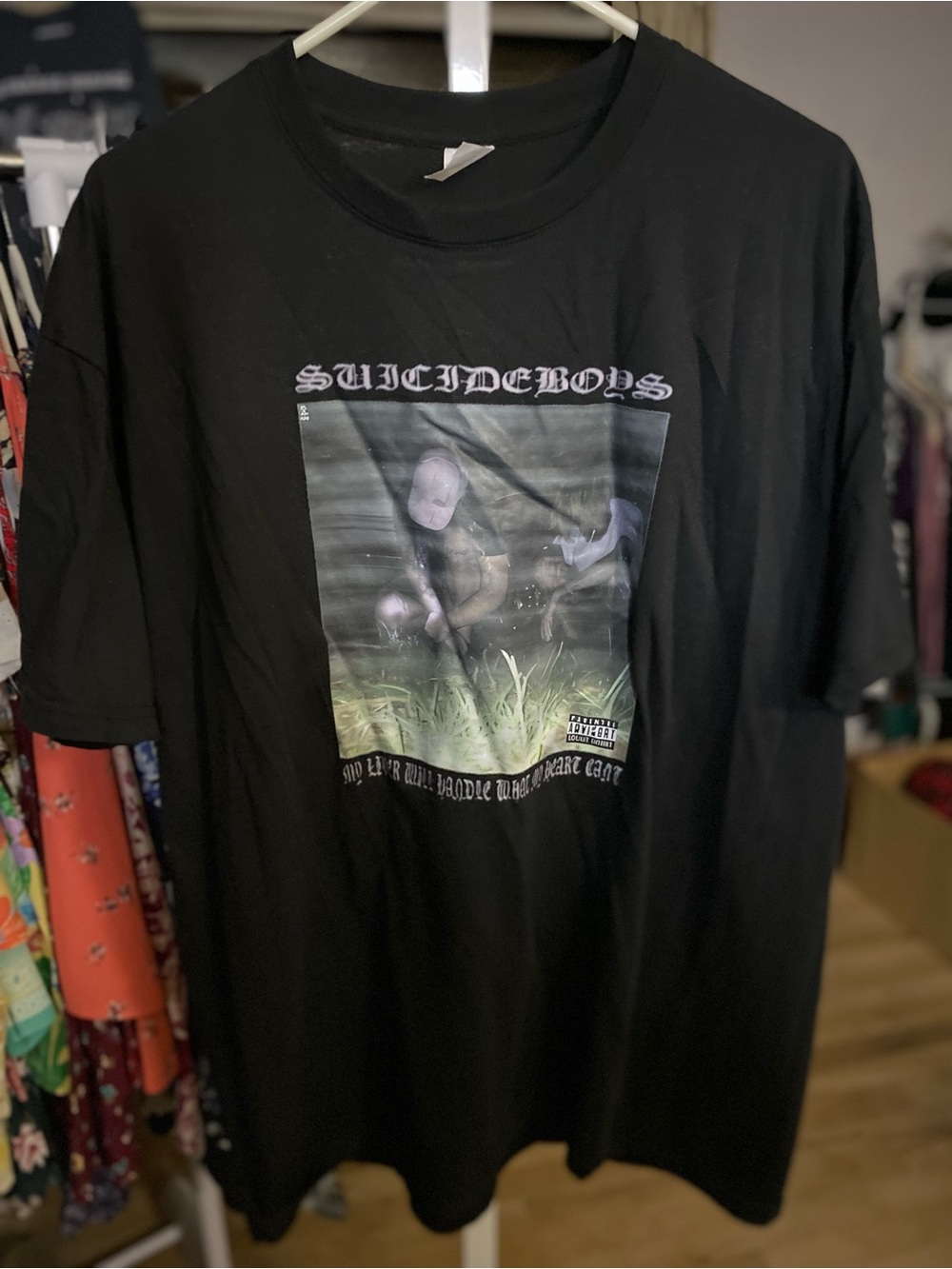 Su!c!de boys - Black Graphic Short Sleeve Tee - Men’s Shirt
